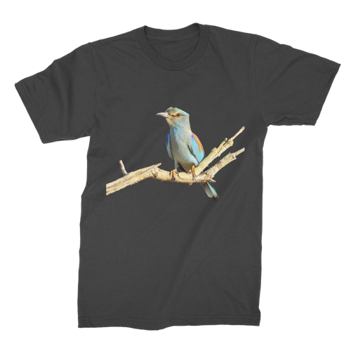 Eurasian Roller | Birds of Africa Collection | Premium Jersey Men's T-Shirt - Sharasaur