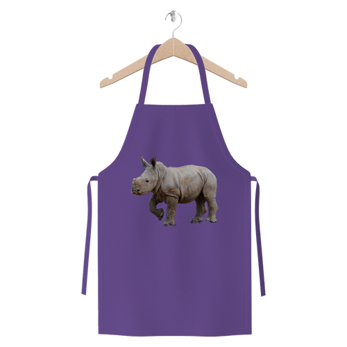 Baby Rhino | Animals of Africa | Premium Jersey Apron - Sharasaur