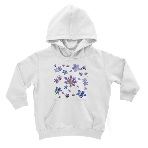 white floral hoodie for kids