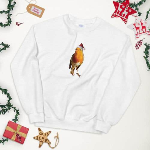 Christmas Robin | The Christmas Collection | Unisex Sweatshirt - Sharasaur