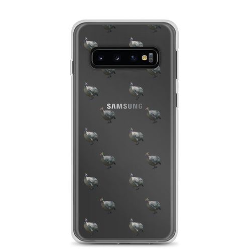 Phone case for samsung phones with a guinea fowl pattern