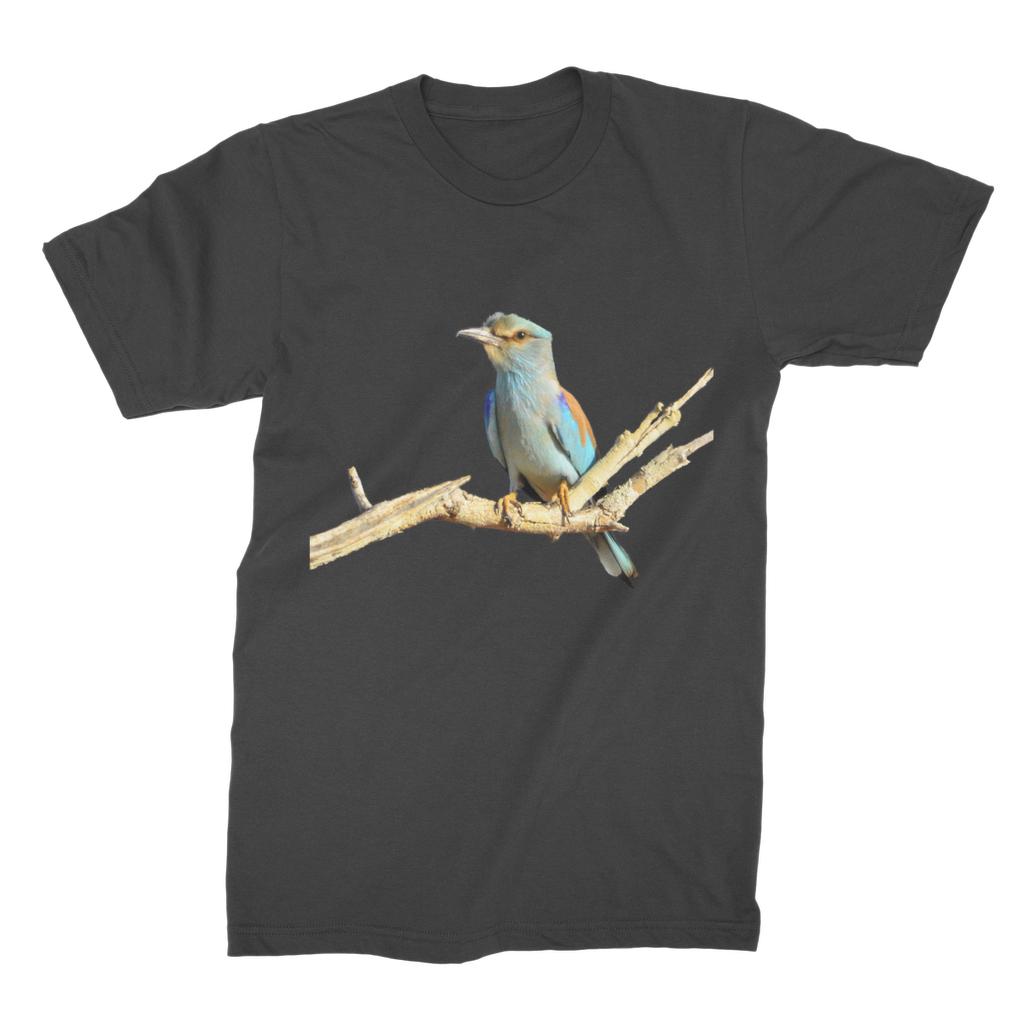Eurasian Roller | Birds of Africa Collection | Premium Jersey Men's T-Shirt - Sharasaur