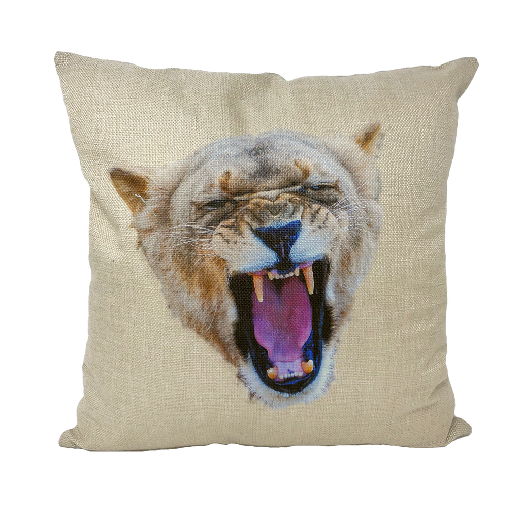 Lioness Throw Pillows