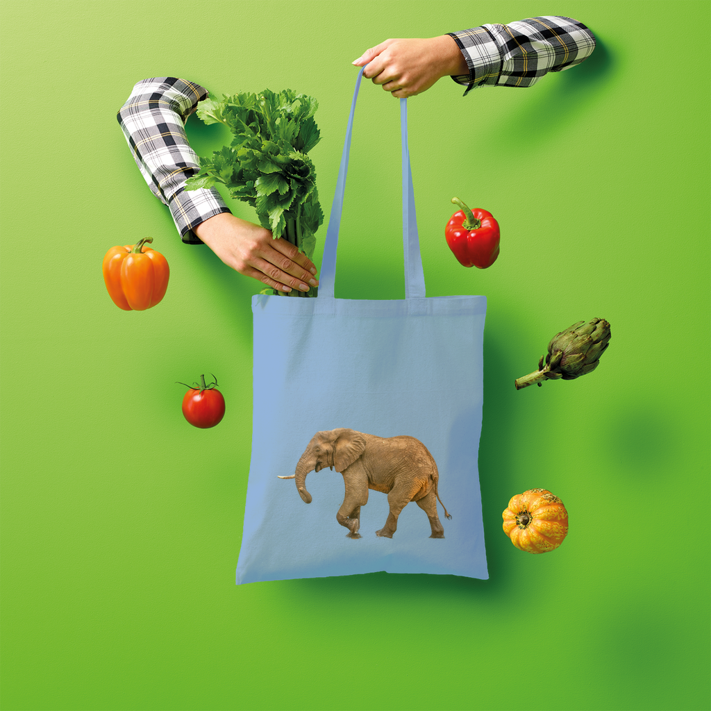 Elephant Tote Bag (Shopper style)