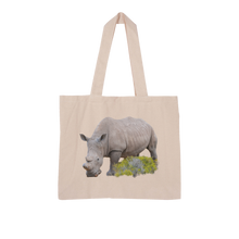 Load image into Gallery viewer, Rhino Large Tote Bag (Organic cotton)
