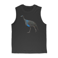 Load image into Gallery viewer, Vulturine Guinea Fowl Tank Top (Muscle Style)
