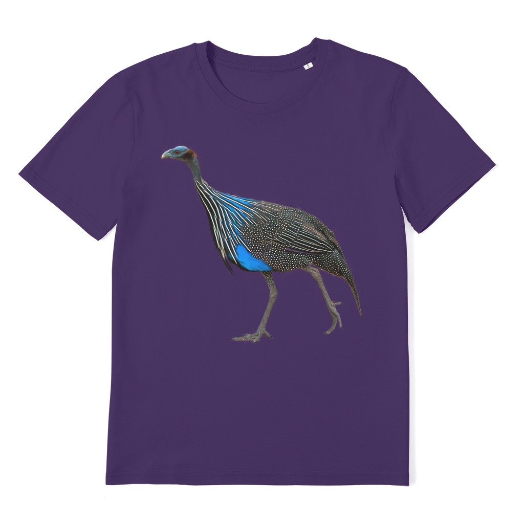 Vulturine Guinea Fowl T-Shirt (Organic)