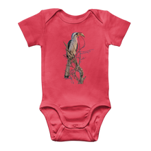 Load image into Gallery viewer, Red-Billed Hornbill Baby Onesie Bodysuit
