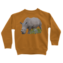 Load image into Gallery viewer, African Rhino Sweatshirt for Kids
