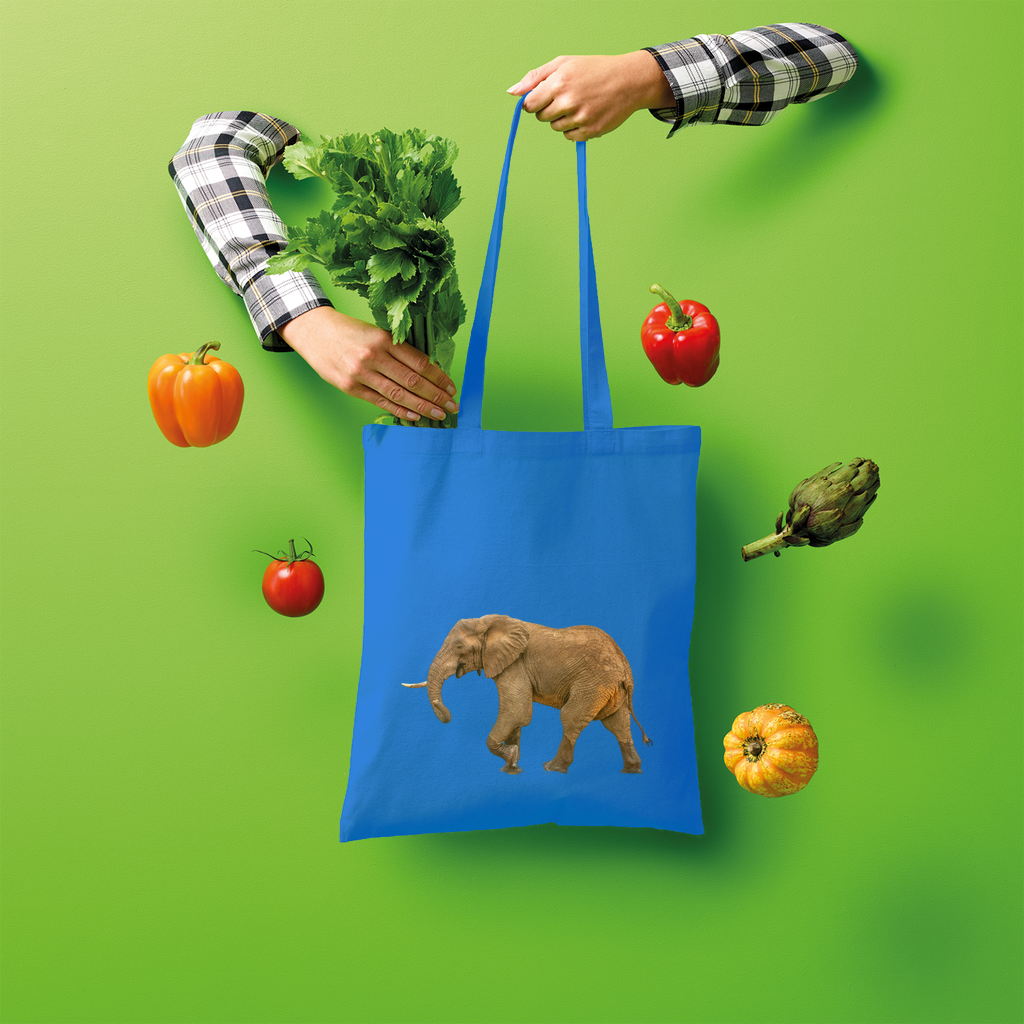 Elephant Tote Bag (Shopper style)