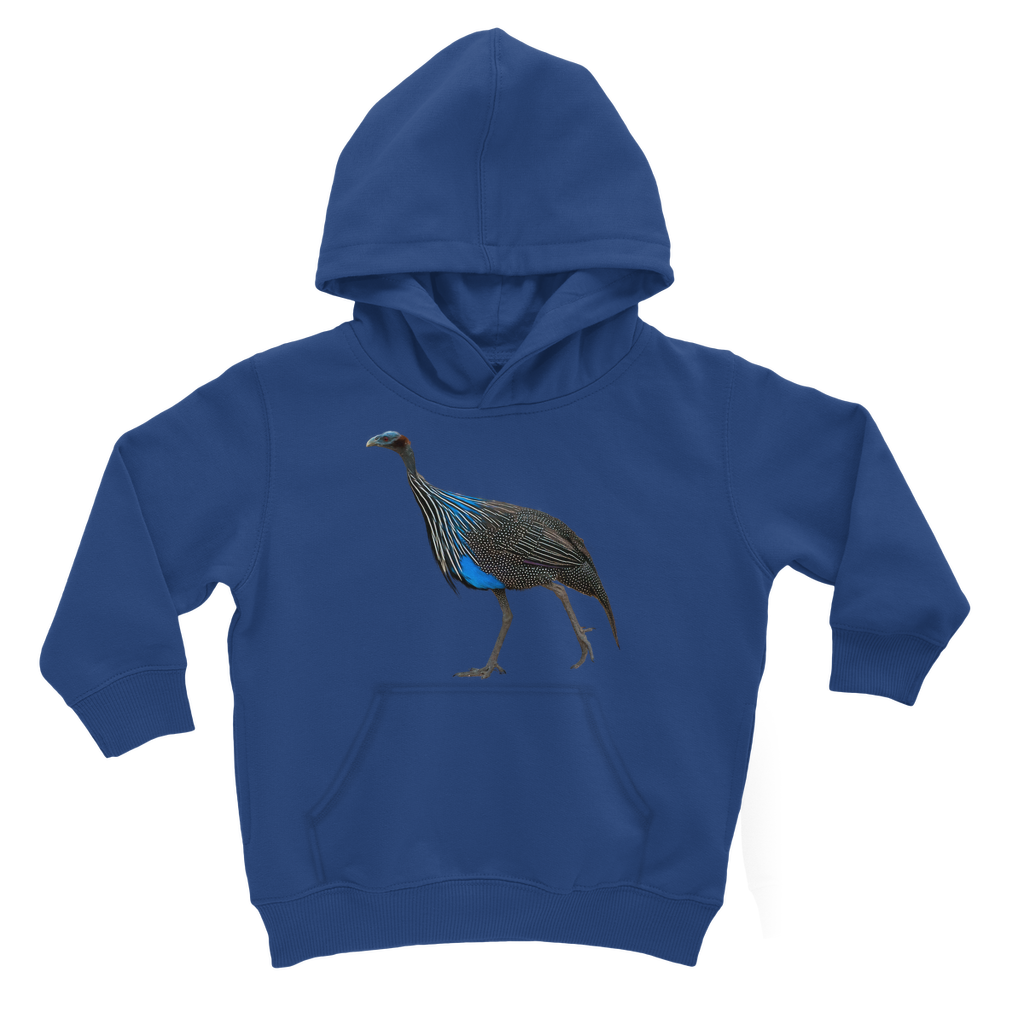 Vulturine Guinea Fowl Hoodie for Kids