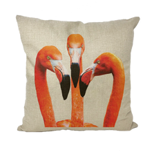 Charger l&#39;image dans la galerie, Orange Flamingo Throw Pillows
