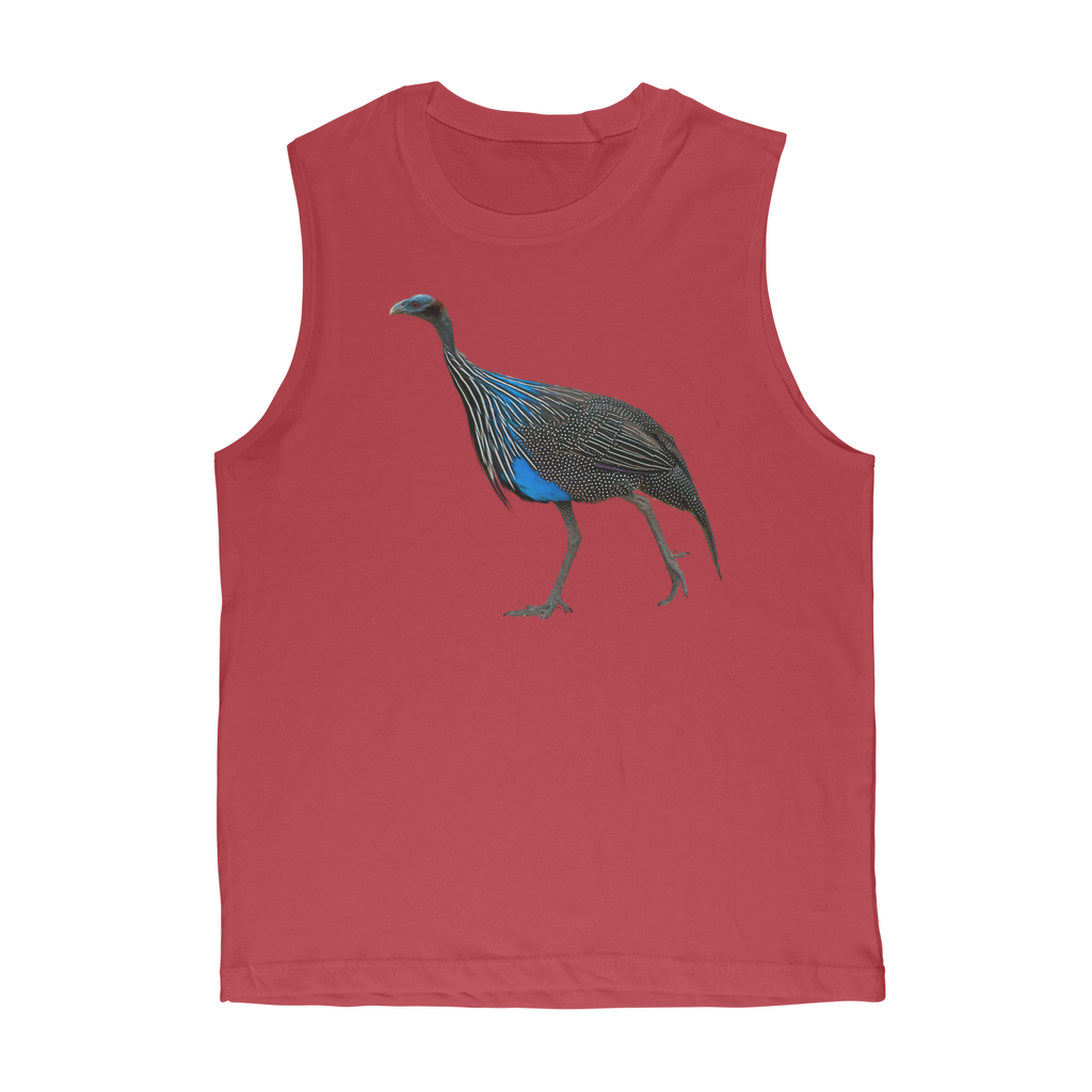 Vulturine Guinea Fowl Tank Top (Muscle Style)