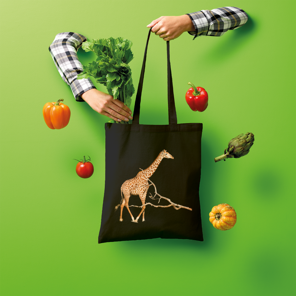 Giraffe Tote Bag (Shopper style)