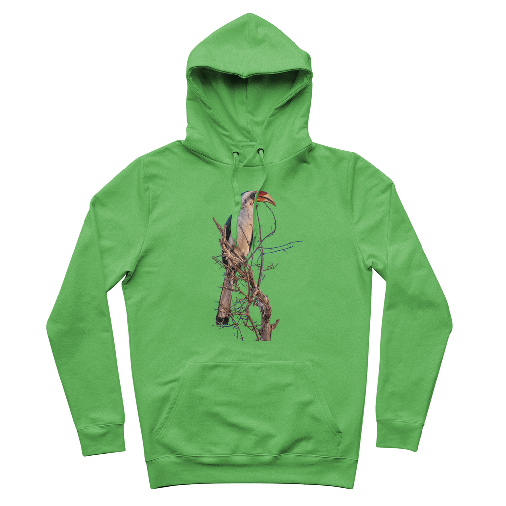 Red Billed Hornbill Hoodie