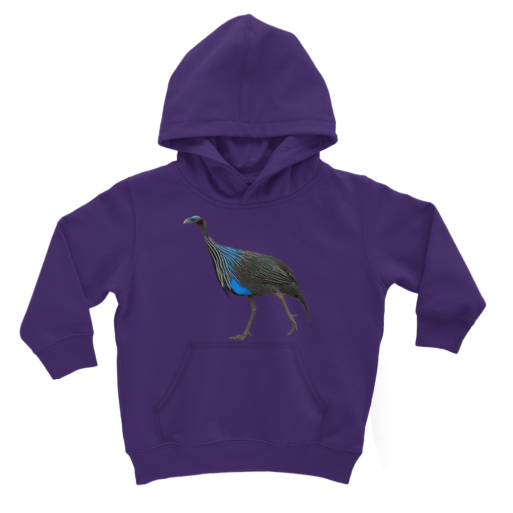 Vulturine Guinea Fowl Hoodie for Kids