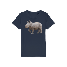 Load image into Gallery viewer, Kids Baby Rhino shirt in Navy Blue 
