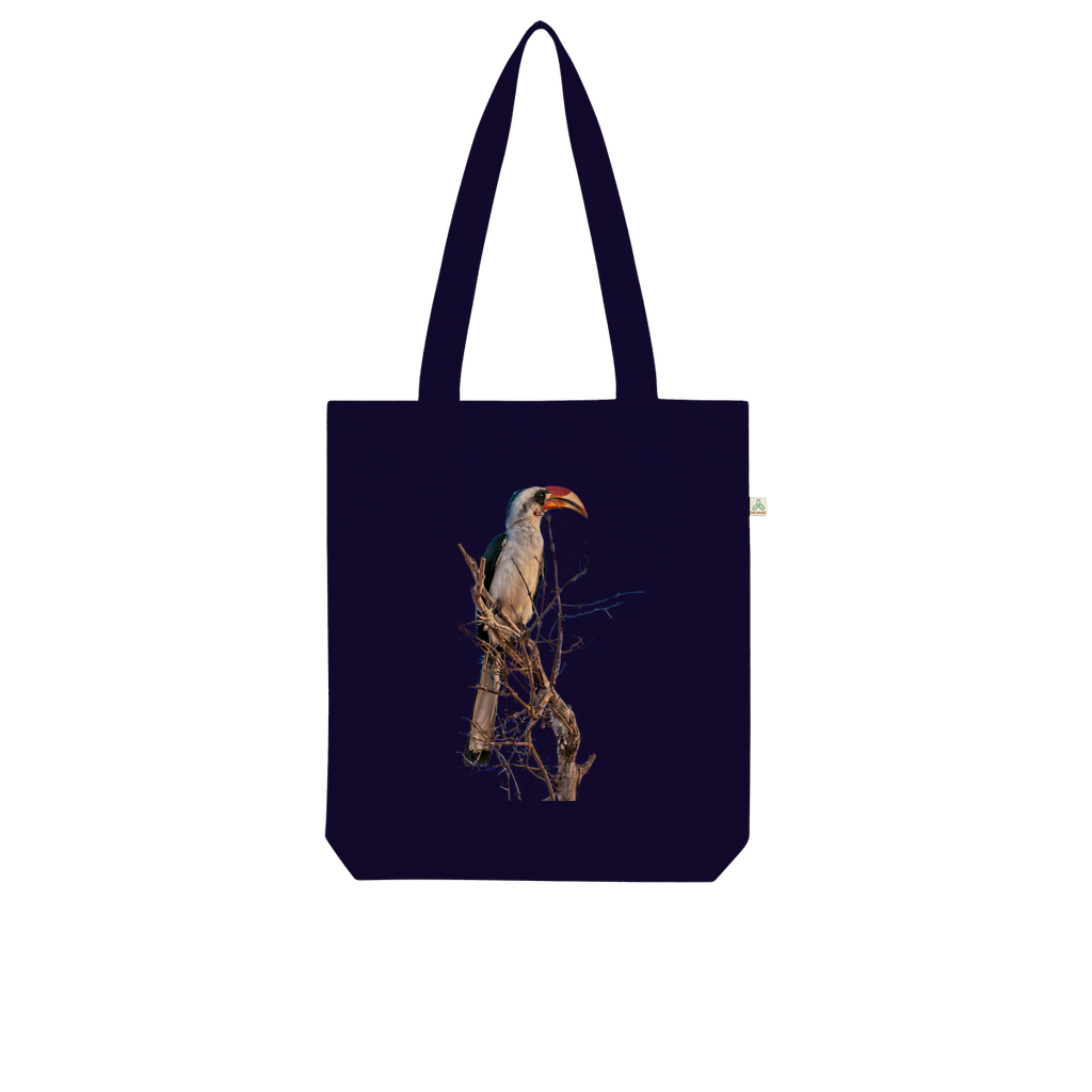 Red-Billed Hornbill Tote Bag (Organic cotton)