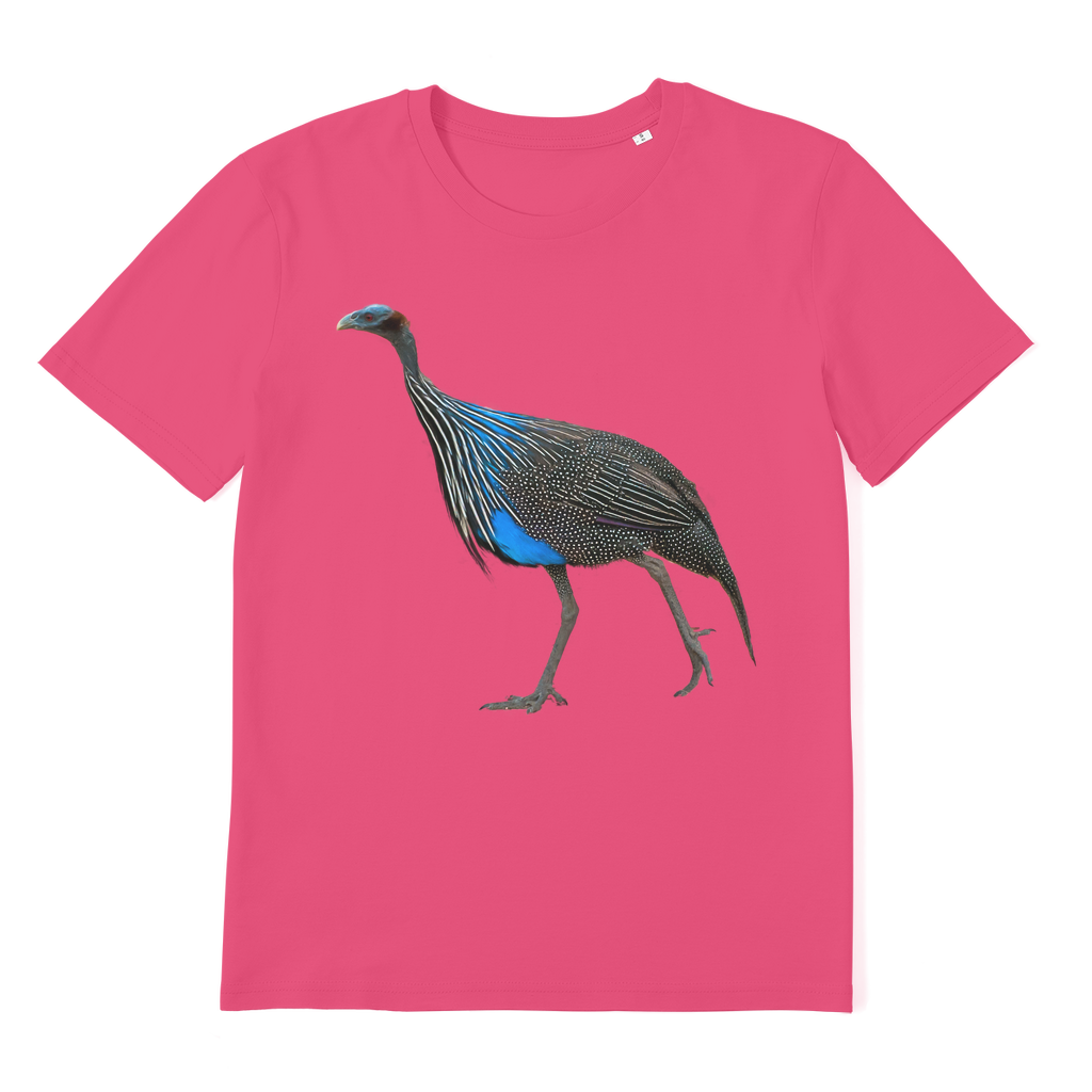 Vulturine Guinea Fowl T-Shirt (Organic)