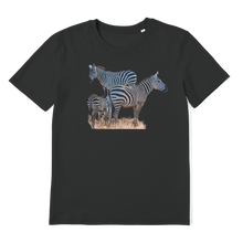 Load image into Gallery viewer, black zebra tshirt
