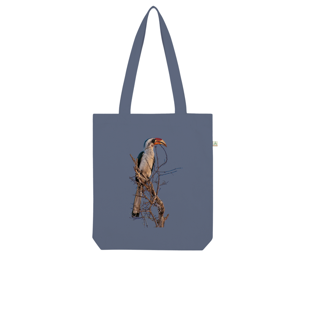 Red-Billed Hornbill Tote Bag (Organic cotton)