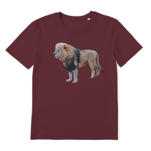 Load image into Gallery viewer, lion tees in wine 
