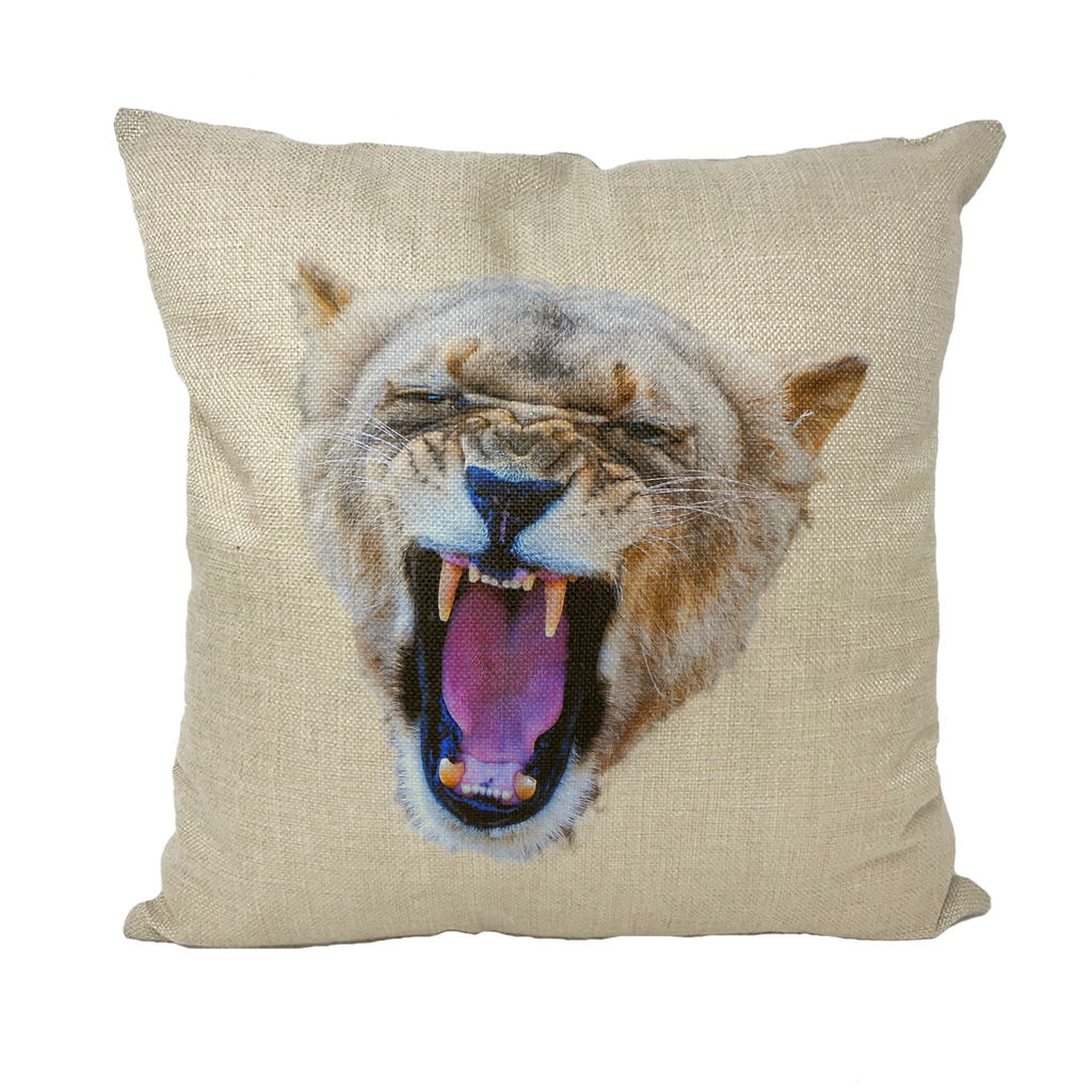 Lioness Throw Pillows