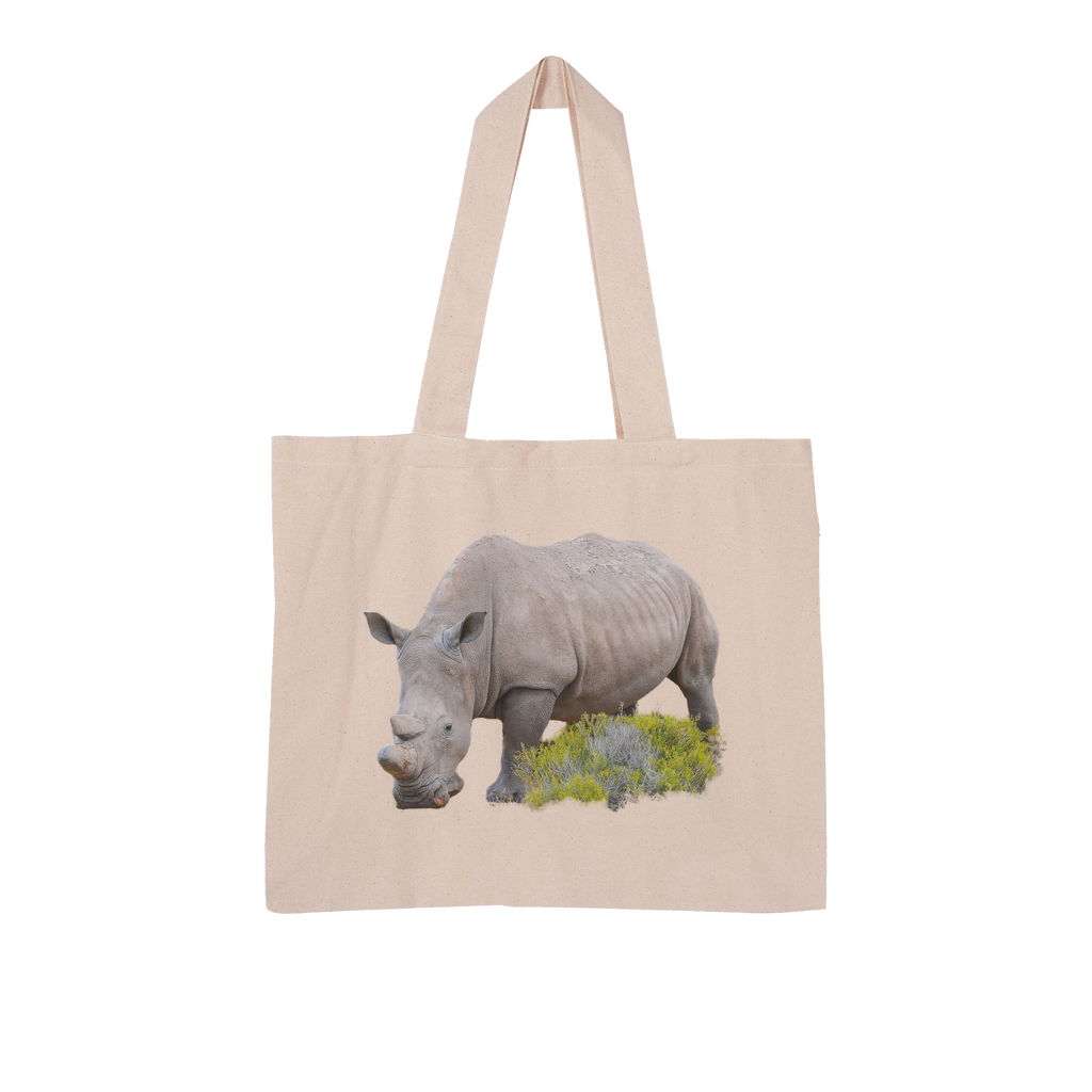Rhino Large Tote Bag (Organic cotton)