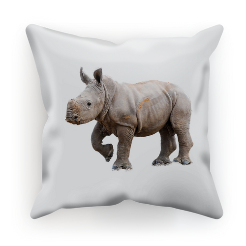 Baby Rhino | Animals of Africa | Sublimation Cushion Cover - Sharasaur