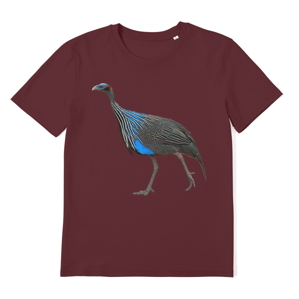 Vulturine Guinea Fowl T-Shirt (Organic)