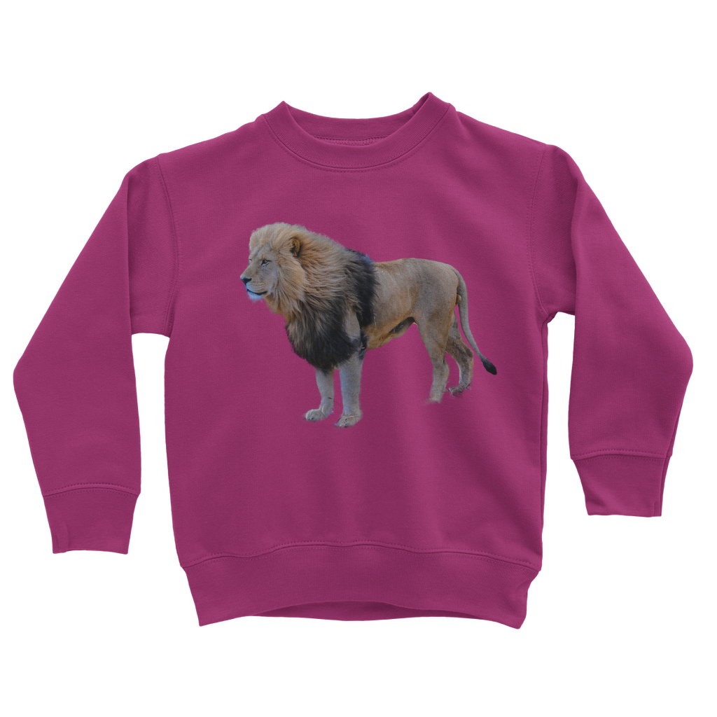 African Lion Sweatshirt for Kids