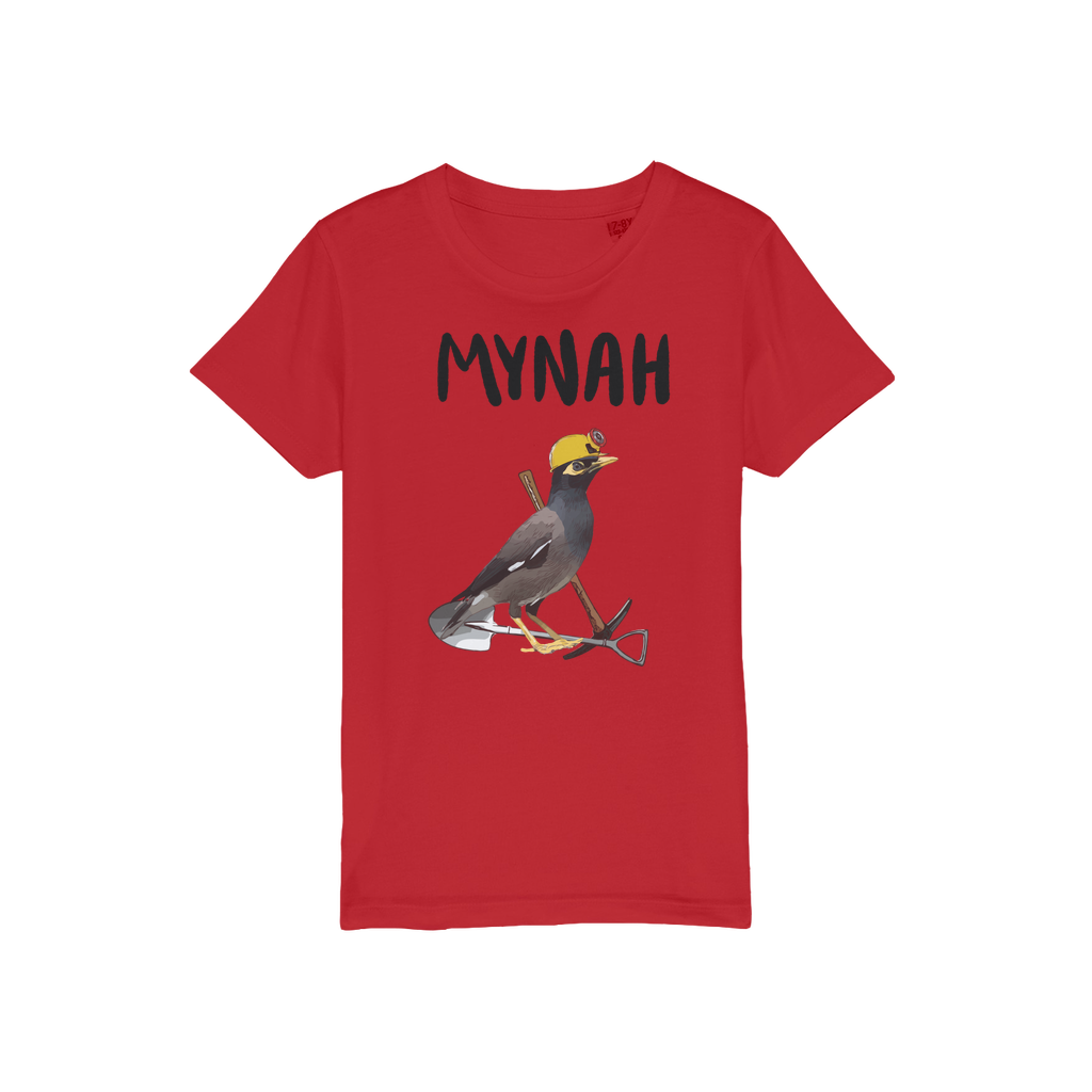 Mining Mynah T-Shirt for Kids (Organic)