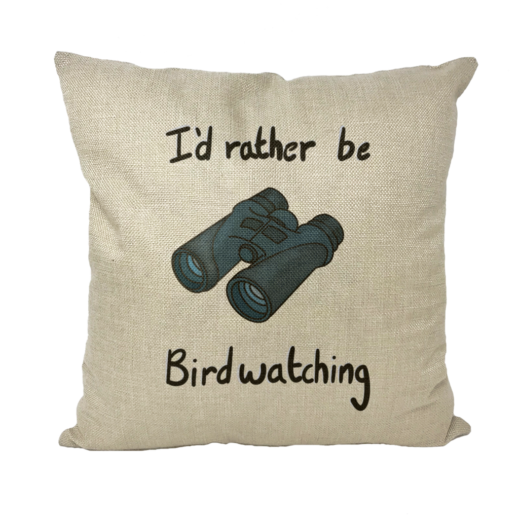 I'd rather be birdwatching Throw Pillows