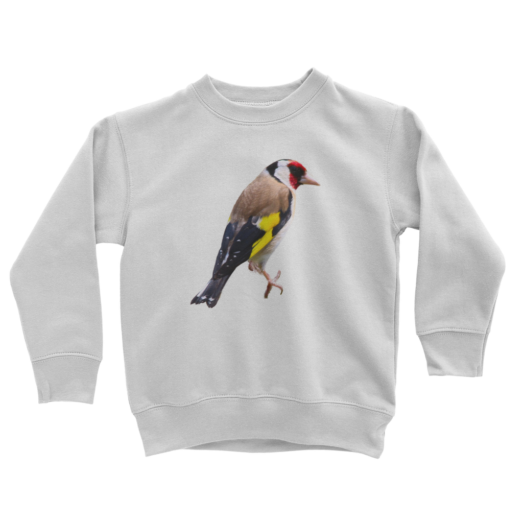 kids goldfinch sweatshirt in white