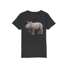 Load image into Gallery viewer, Black Rhino calf t-shirt for girls and boys
