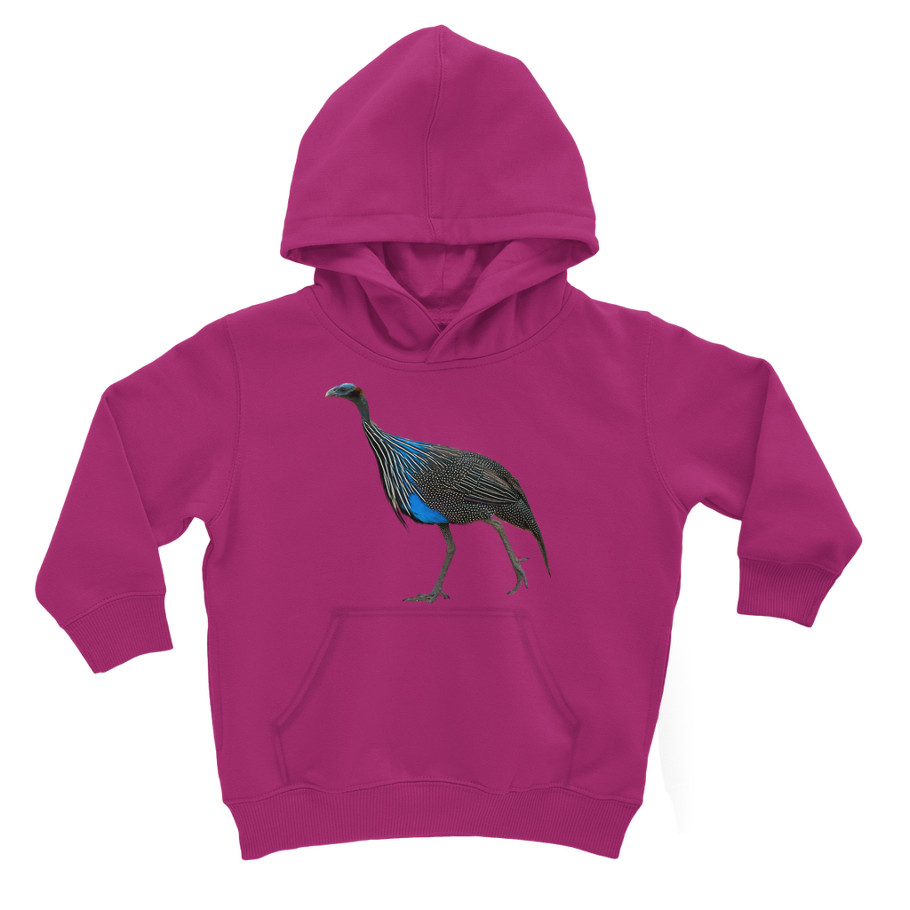 Vulturine Guinea Fowl Hoodie for Kids