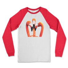 Load image into Gallery viewer, Orange Flamingo Long Sleeve Shirt
