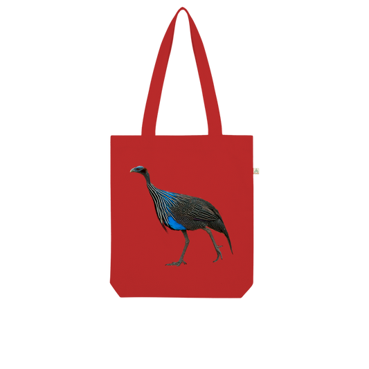 Vulturine Guinea Fowl Tote Bag (Organic Cotton)