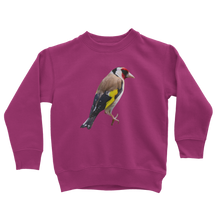 Load image into Gallery viewer, kids goldfinch sweatshirt in hot pink
