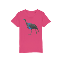 Load image into Gallery viewer, Vulturine Guinea Fowl Kids T-Shirt (Organic)
