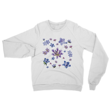 Load image into Gallery viewer, white wildflower floral sweatshirt 
