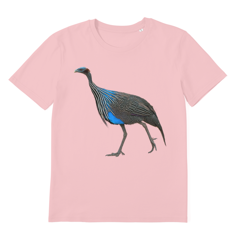 Vulturine Guinea Fowl T-Shirt (Organic)