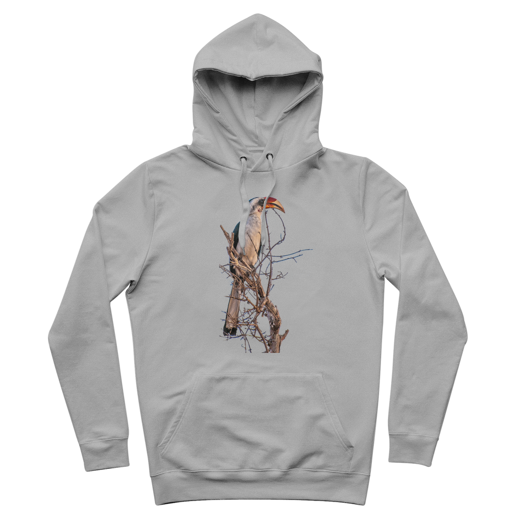 Red Billed Hornbill Hoodie