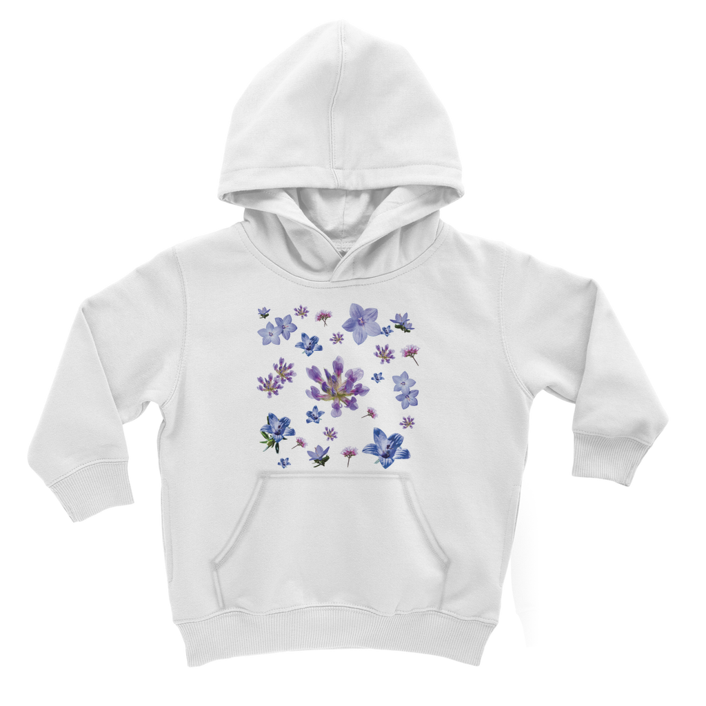 white floral hoodie for kids