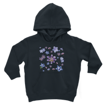 Load image into Gallery viewer, navy floral hoodie for kids
