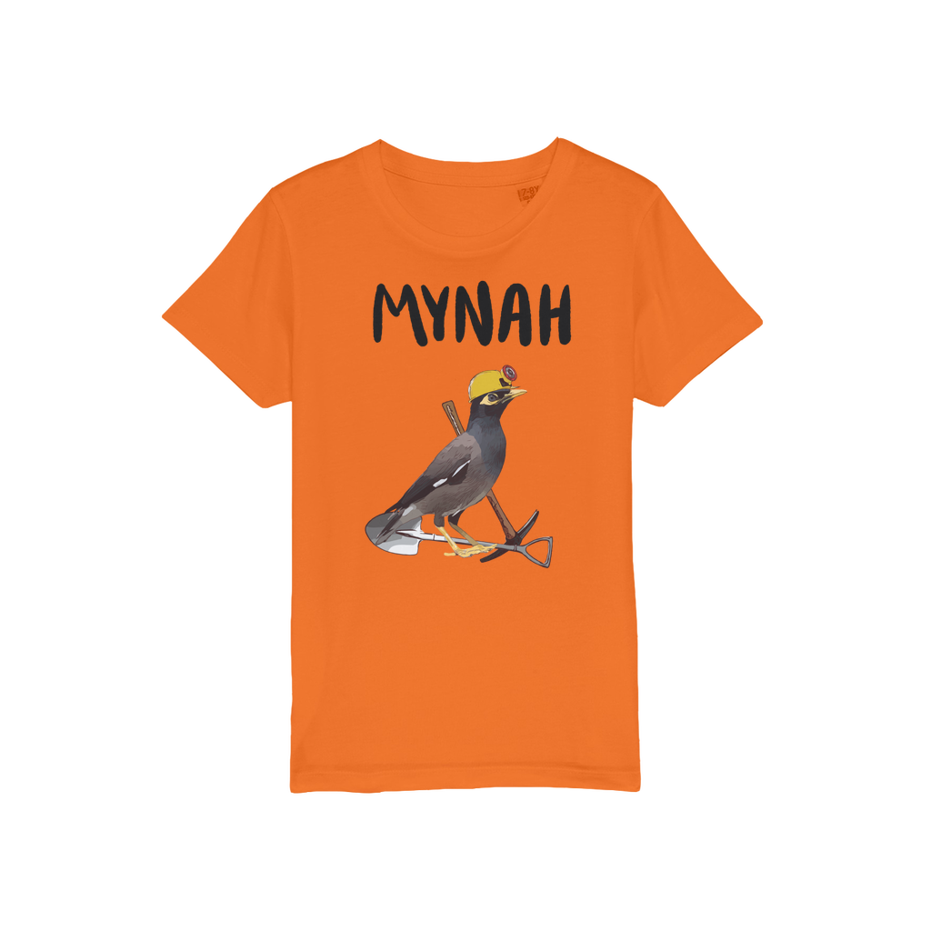 Mining Mynah T-Shirt for Kids (Organic)