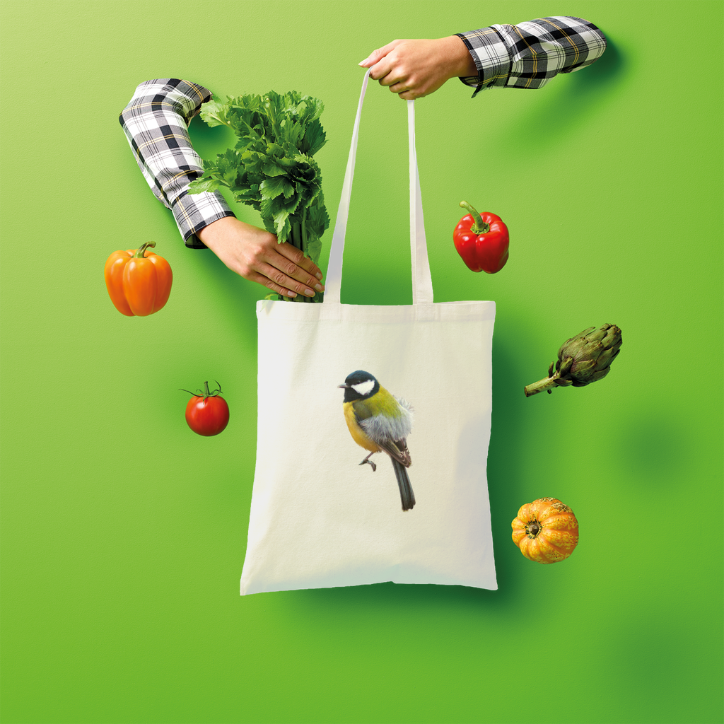 Great Tit Tote Bag (Shopper style)