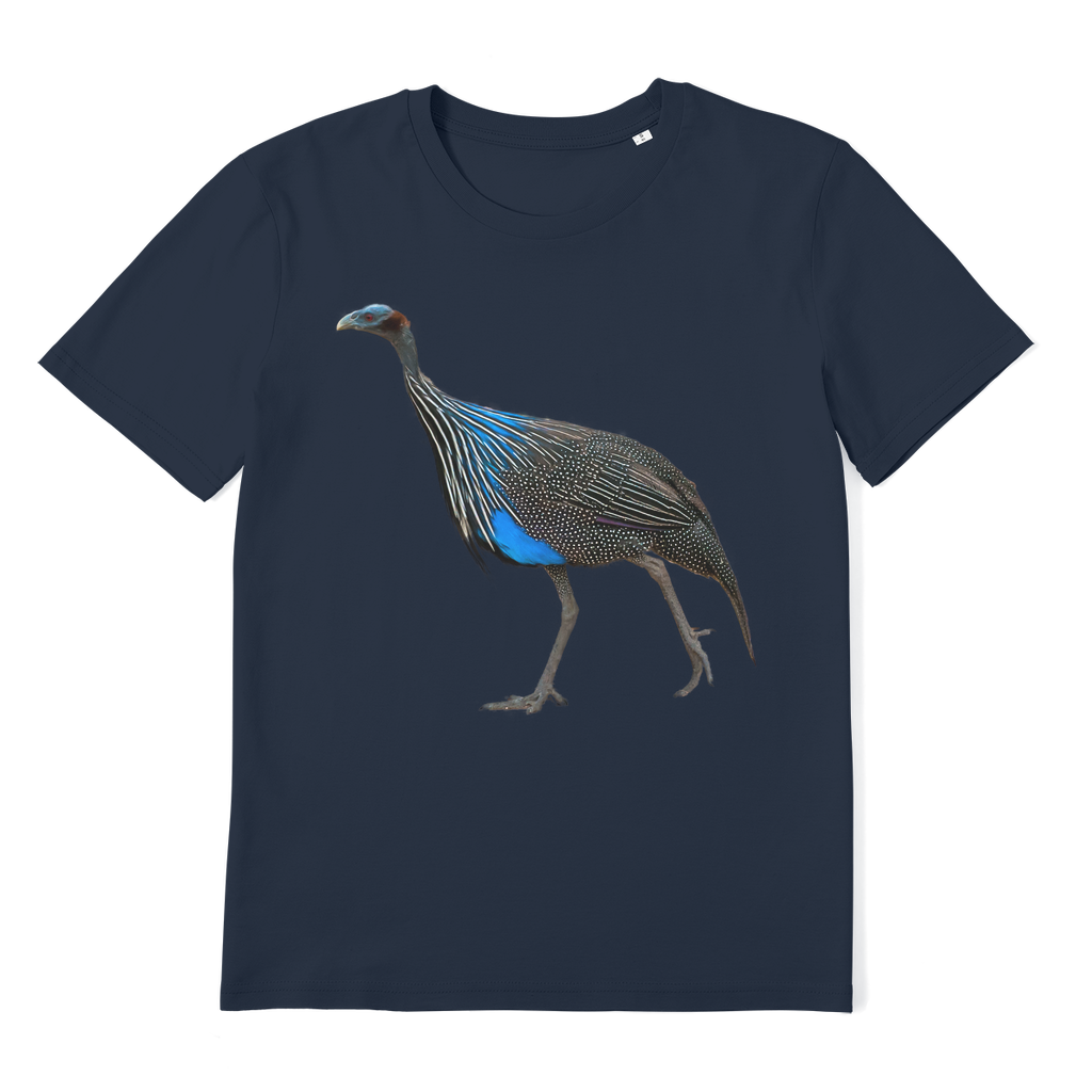 Vulturine Guinea Fowl T-Shirt (Organic)