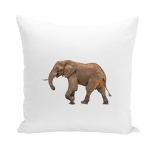 Load image into Gallery viewer, Elephant printed on a canvas cushion
