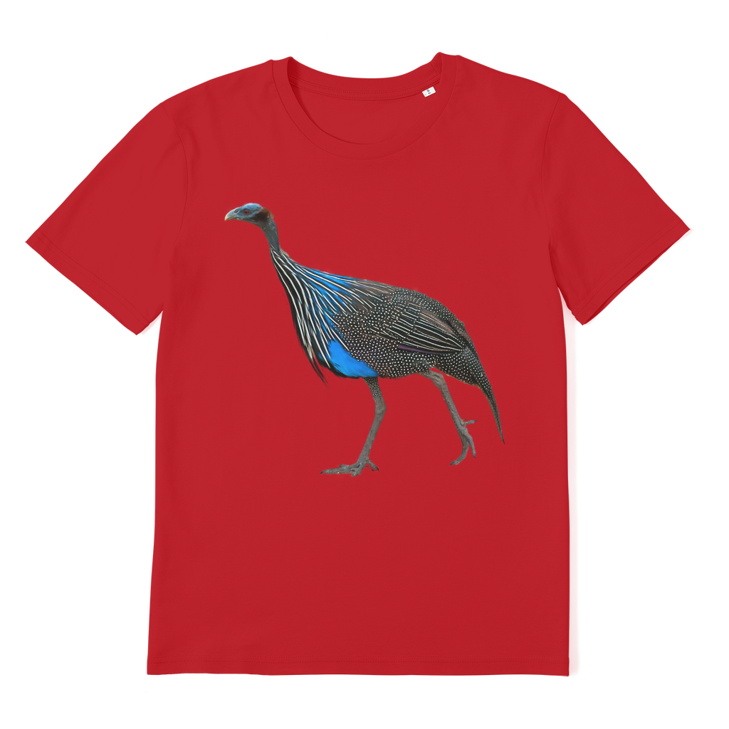 Vulturine Guinea Fowl T-Shirt (Organic)